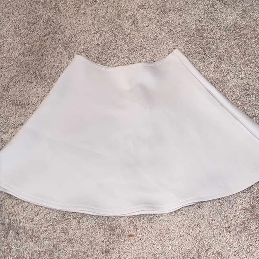 White skirt
